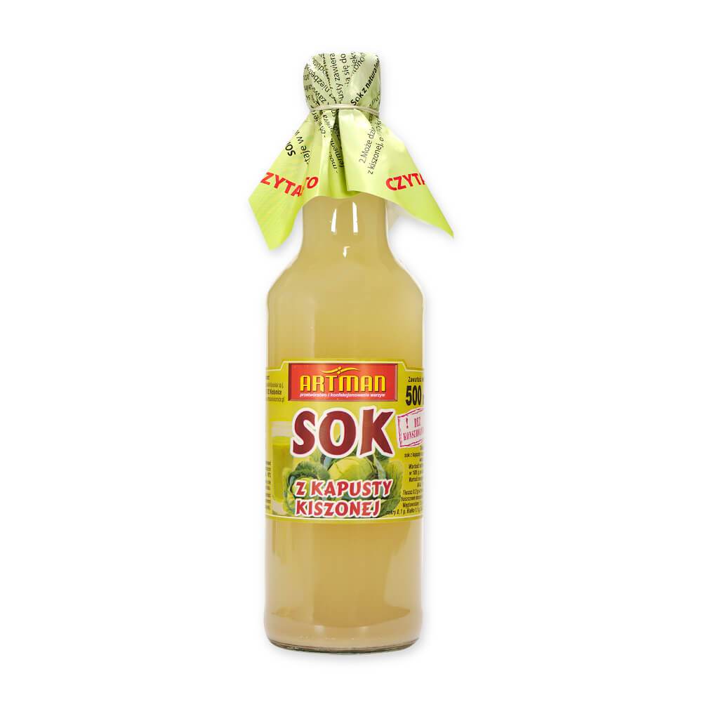 Zakwas – Sok z kiszonej kapusty 500 ml